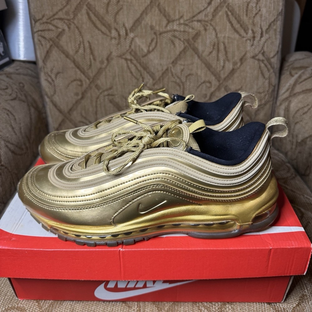Nike Air Max 97 Olympic Gold Size 11 Great Condition!‎ Pre-owned No Box